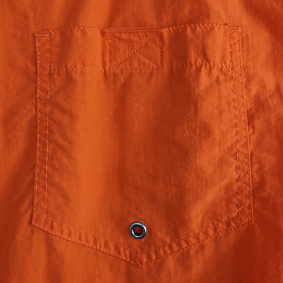 Polo Ralph Lauren Vintage 5" Swim Trunk in Orange and Blue FLAWS | Men's XL - Picture 5 of 15